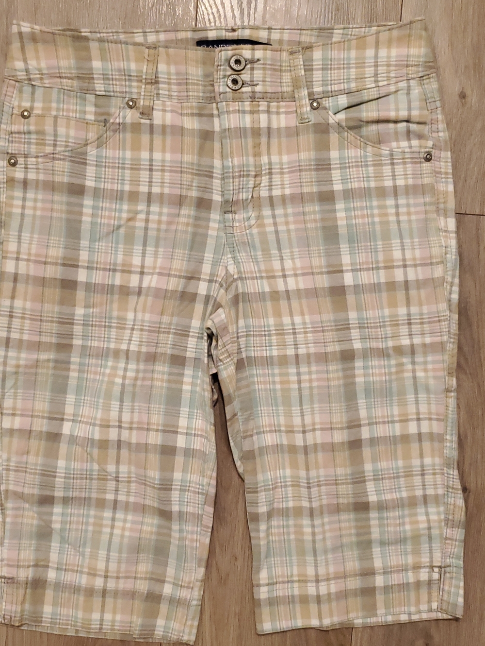 Plaid Pastel Bermuda Shorts